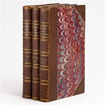 AUSTEN, JANE. Pride and Prejudice: A Novel. In Three Volumes. By the Author of Sense and Sensibility.